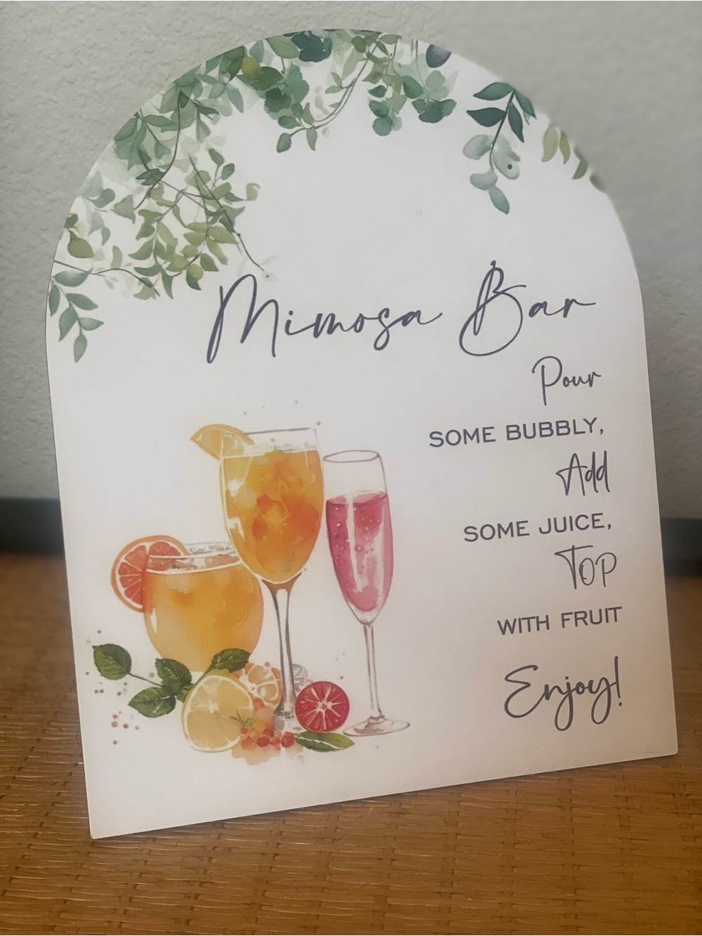 Mimosa Bar Sign